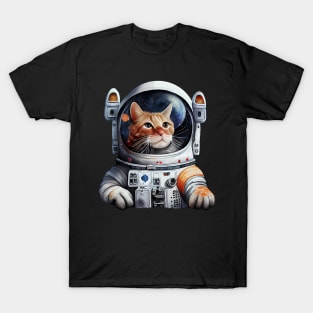 Astronaut Cat T-Shirt